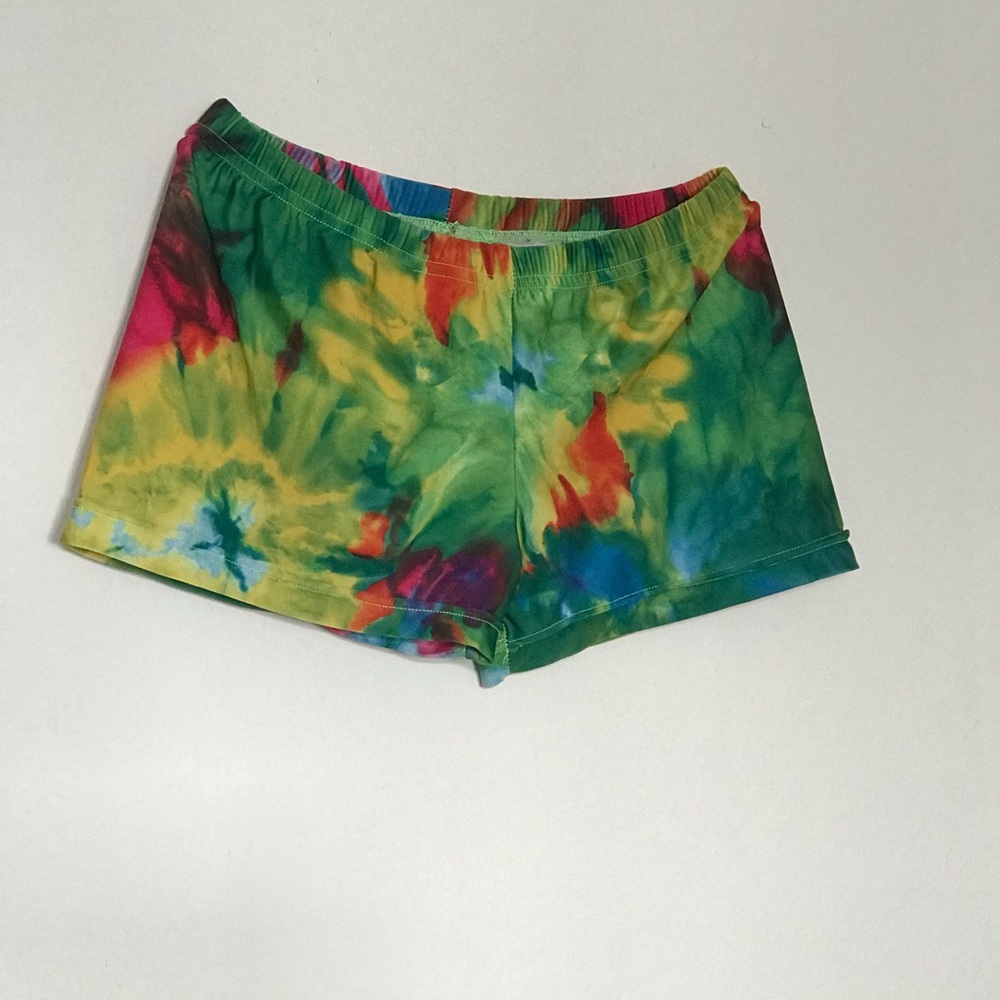 Tie Dye Spandex Shorts